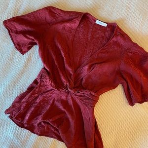 Beautiful ALC blouse. Peplum shape. Hardly worn